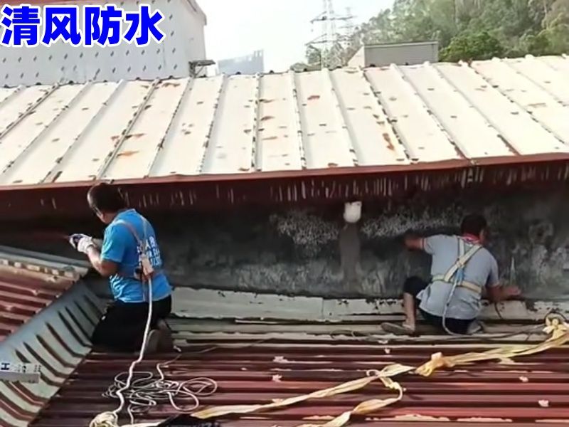 签约成功：惠城区河南岸街道下马庄麦洞山李先生的自建房楼顶铁皮漏水防水补漏维修